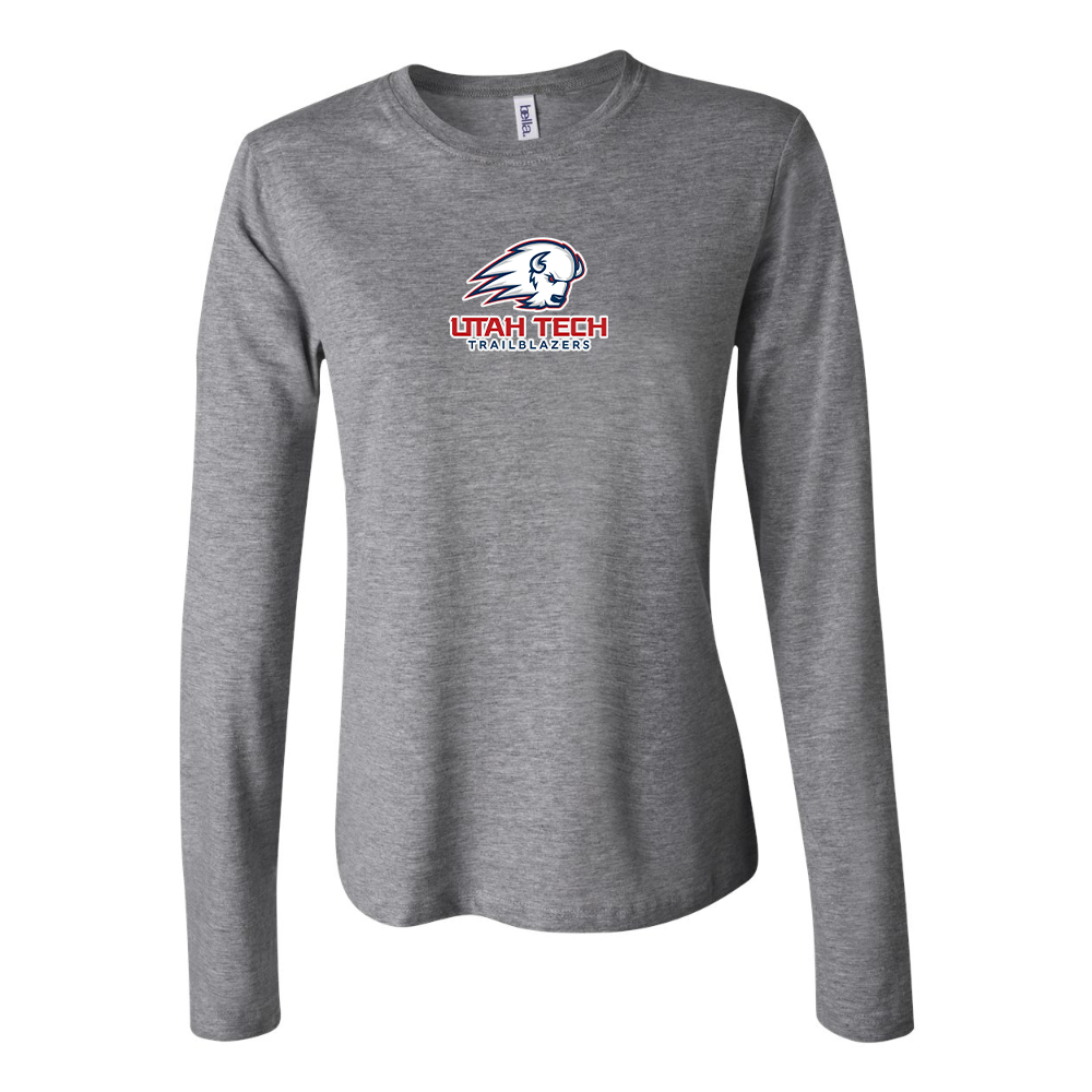 BELLA CANVAS Women’s Utah Tech Trailblazers Jersey Long Sleeve Tee